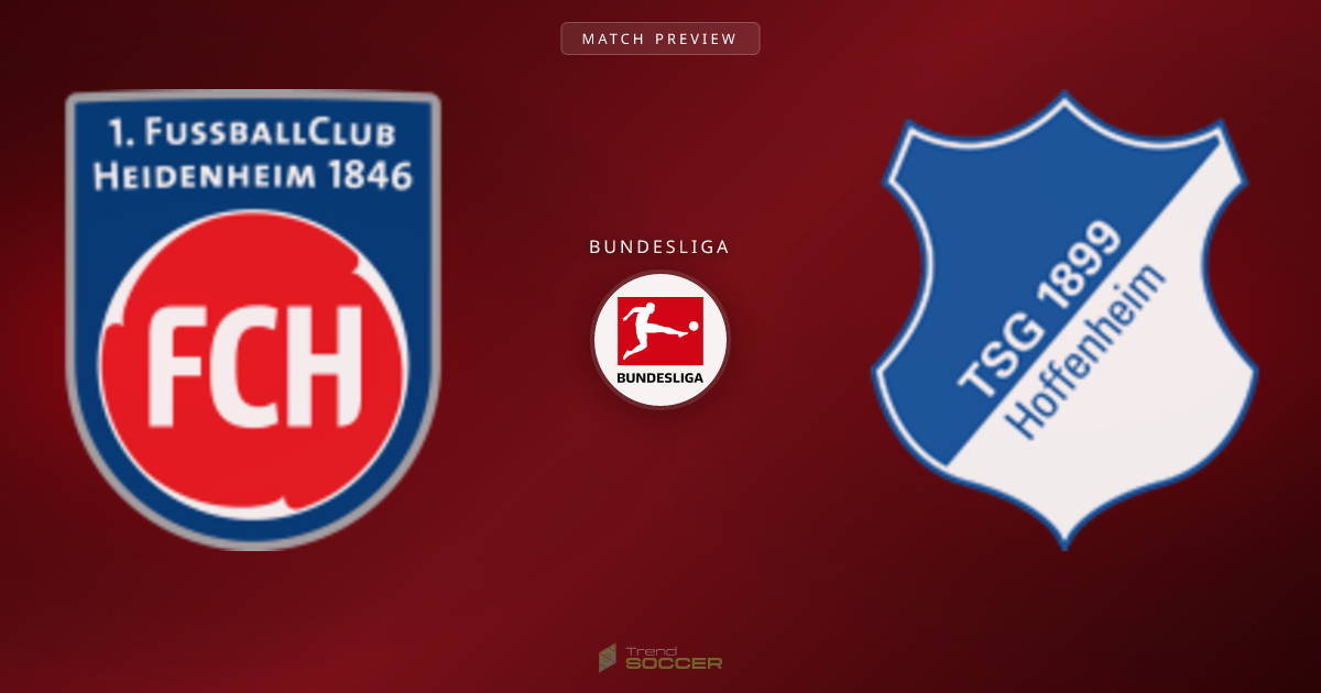 분데스리가 프리뷰: 하이덴하임 vs 1899 Hoffenheim 전력 비교