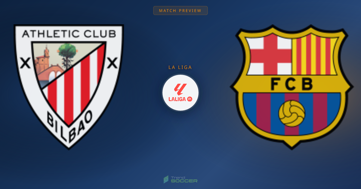빌바오 vs 바르셀로나 맞대결, 데이터로 본 승부 전망