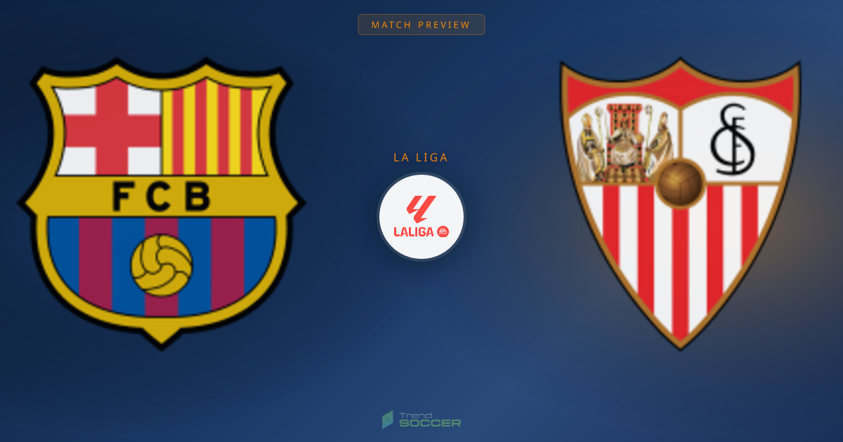 라리가 프리뷰: 바르셀로나 vs 세비야 전력 비교