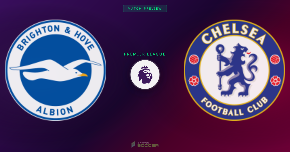 브라이턴 vs 첼시 맞대결, 데이터로 본 승부 전망