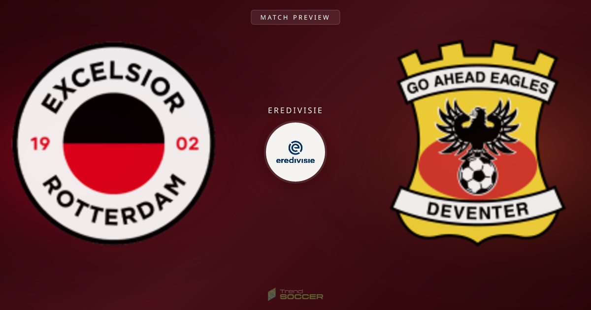 Excelsior vs GO Ahead Eagles: 에레디비시 매치 프리뷰 및 예측