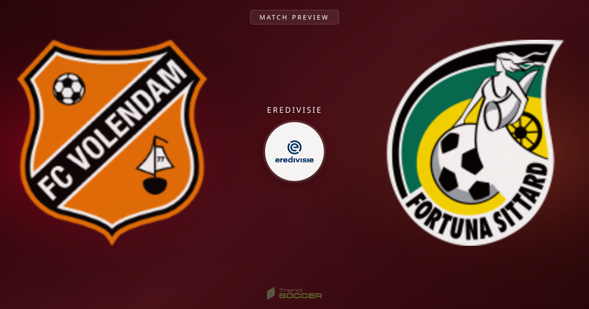 에레디비시 FC Volendam vs 포르투나 시타르트 분석 리포트