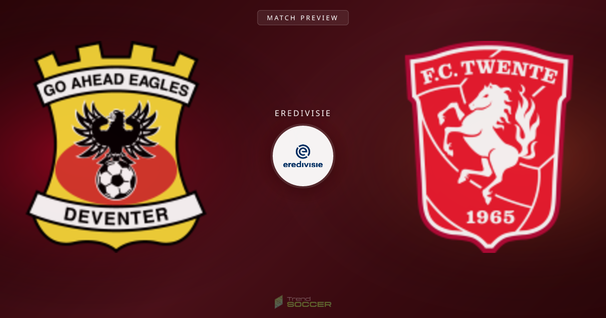 에레디비시 프리뷰: GO Ahead Eagles vs 트벤테 전력 비교