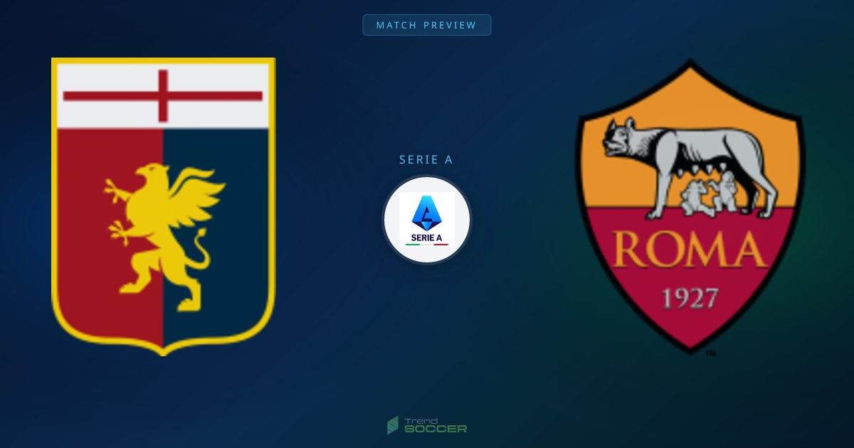 세리에A 프리뷰: 제노아 vs 로마 전력 비교