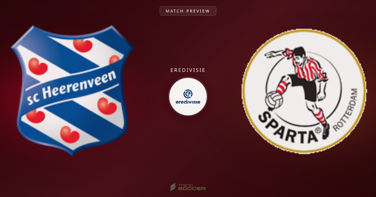 Heerenveen vs Sparta Rotterdam: 에레디비시 매치 프리뷰 및 예측