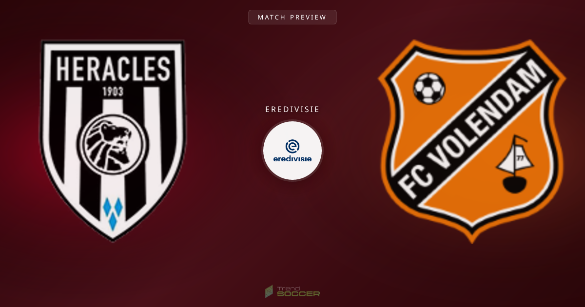 에레디비시 프리뷰: 헤라클레스 vs FC Volendam 전력 비교