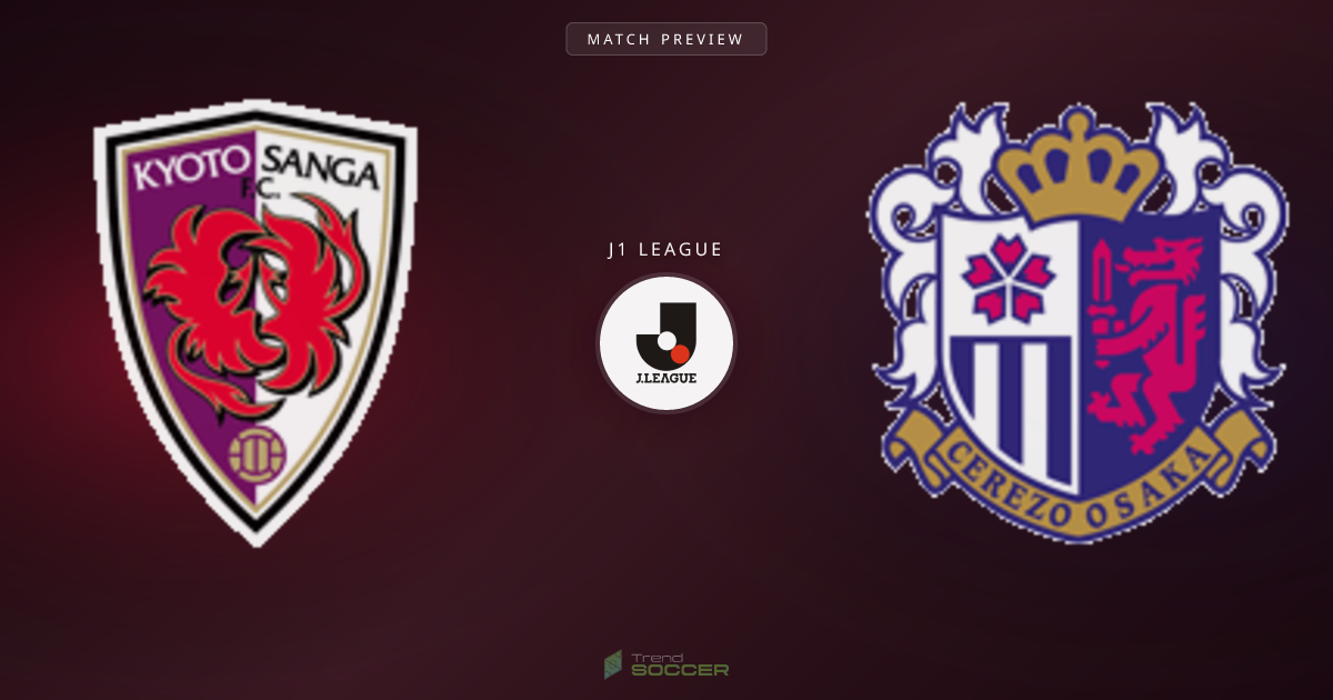 J리그 프리뷰: 교토 상가 vs 세레소 오사카 전력 비교