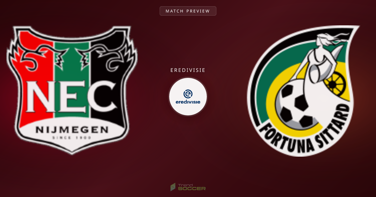 NEC Nijmegen vs Fortuna Sittard: 에레디비시 매치 프리뷰 및 예측