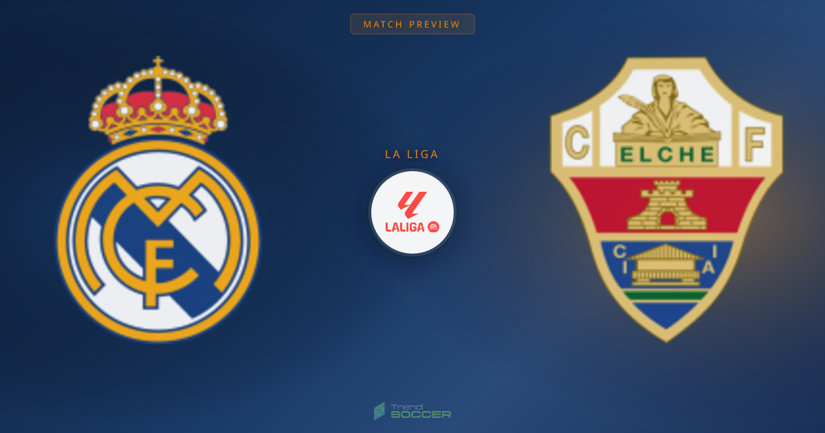 라리가 프리뷰: 레알 마드리드 vs Elche 전력 비교