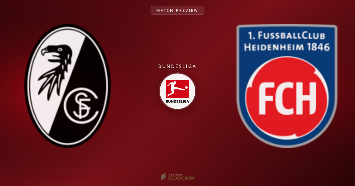 프라이부르크 vs 하이덴하임 맞대결, 데이터로 본 승부 전망