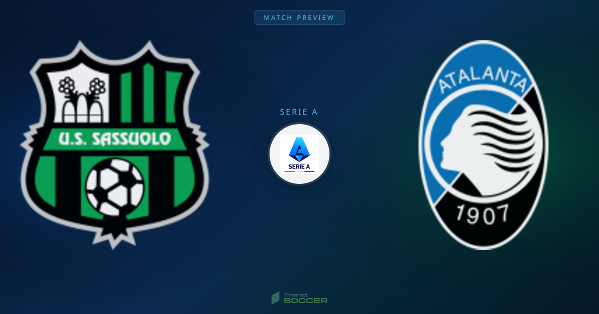 Sassuolo vs 아탈란타: 세리에A 매치 프리뷰 및 예측