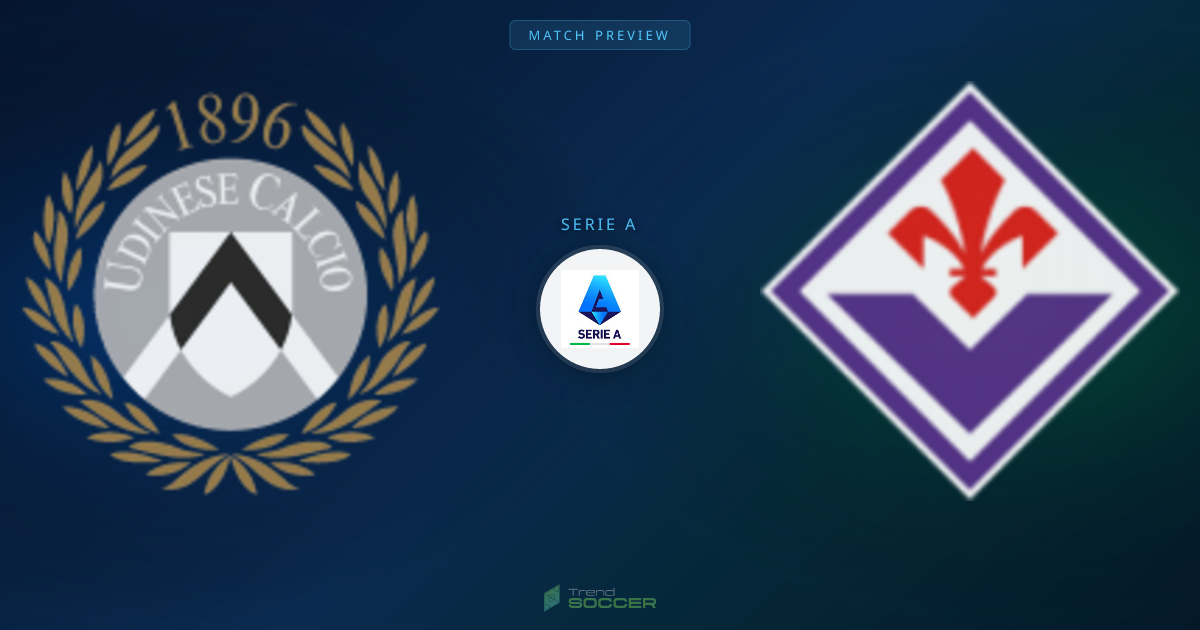 우디네세 vs 피오렌티나 맞대결, 데이터로 본 승부 전망