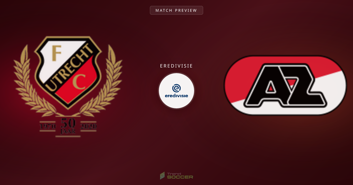 Utrecht vs AZ Alkmaar: 에레디비시 매치 프리뷰 및 예측
